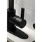 Gourmetier Continental Single-Handle Kitchen Faucet W/ Brass Sprayer, Black LS8710CTLBS - alternate 5